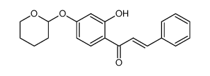 1-(2-hydroxy-4-((tetrahydro-2H-pyran-2-yl)oxy)phenyl)-3-phenylprop-2-en-1-one Structure