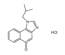 1-isobutyl-1H-imidazo-[4,5-c]-quinoline-5-N-oxide hydrochloride Structure