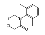 2-chloro-N-(2,6-dimethylphenyl)-N-(iodomethyl)acetamide Structure