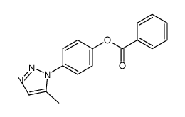 5-methyl-1-(4-benzoyloxyphenyl)-1H-1,2,3-triazole结构式