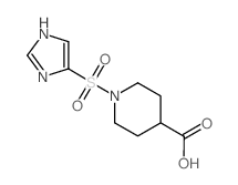 1-(1H-咪唑-4-基磺酰基)哌啶-4-羧酸图片