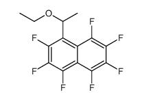 1-(1-ethoxyethyl)-2,3,4,5,6,7,8-heptafluoronaphthalene Structure