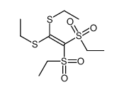 1,1-bis(ethylsulfanyl)-2,2-bis(ethylsulfonyl)ethene Structure