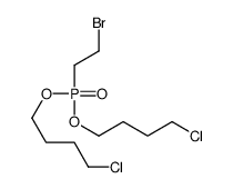 1-[2-bromoethyl(4-chlorobutoxy)phosphoryl]oxy-4-chlorobutane Structure