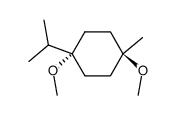 1-Isopropyl-1,4-dimethoxy-4-methyl-cyclohexane结构式