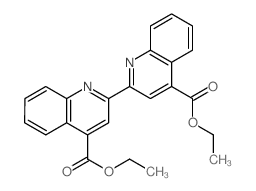 ethyl 2-(4-ethoxycarbonylquinolin-2-yl)quinoline-4-carboxylate structure