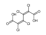 2,3,4,5-tetrachlorohexa-2,4-dienedioic acid Structure