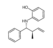 2-[(1R,2R)-2-methyl-1-phenylbut-3-enylamino]phenol结构式