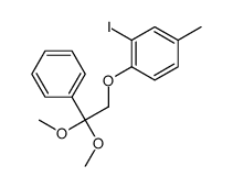 1-(2,2-dimethoxy-2-phenylethoxy)-2-iodo-4-methylbenzene Structure
