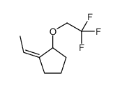 1-ethylidene-2-(2,2,2-trifluoroethoxy)cyclopentane Structure