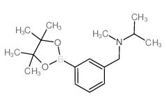 N-Methyl-N-[3-(4,4,5,5-tetramethyl-1,3,2-dioxaborolan-2-yl)benzyl]propan-2-amine Structure