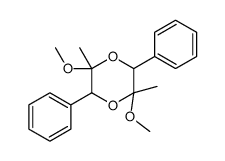 2,5-dimethoxy-2,5-dimethyl-3,6-diphenyl-1,4-dioxane结构式