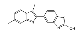 5-(3,7-dimethylimidazo[1,2-a]pyridin-2-yl)-3H-1,3-benzothiazol-2-one Structure