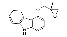(S)-(+)-4-(2,3-Epoxypropoxy)carbazole structure