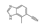 4-methyl-1H-benzimidazole-5-carbonitrile Structure