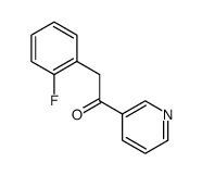 Ethanone, 2-(2-fluorophenyl)-1-(3-pyridinyl) Structure