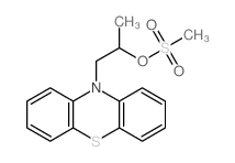 10-(2-methylsulfonyloxypropyl)phenothiazine Structure