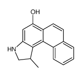 1-methyl-2,3-dihydro-1H-naphtho[1,2-e]indol-5-ol结构式