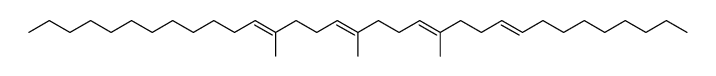 13,17,21-trimethyl-12ζ,16E,20E,24ζ-tritriacontatetraene结构式