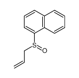 Allyl 1-naphthyl sulfoxide结构式