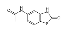 N-(2-oxo-2,3-dihydro-benzothiazol-5-yl)-acetamide结构式