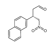 (S)-3-(naphthalen-2-yl)-4-nitrobutanal Structure