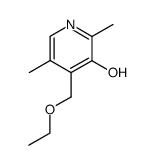 4-ethoxymethyl-2,5-dimethyl-pyridin-3-ol Structure