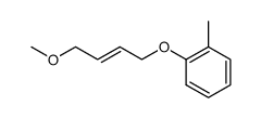 1-methoxy-4-o-tolyloxy-but-2t()-ene结构式