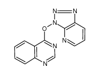 4-(3H-[1,2,3]triazolo[4,5-b]pyridin-3-yloxy)quinazoline结构式