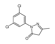 2-(3,5-dichlorophenyl)-5-methyl-4H-pyrazol-3-one结构式