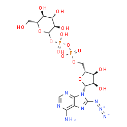 8-azidoadenosine diphosphate glucose structure