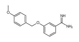 3-[(4-Methoxybenzyl)oxy]benzenecarboximidamide结构式