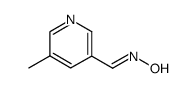 Nicotinaldehyde, 5-methyl-, oxime (6CI) Structure