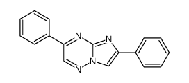 3,6-diphenyl-imidazo[1,2-b][1,2,4]triazine结构式