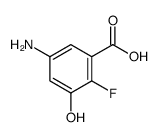 5-Amino-2-fluoro-3-hydroxybenzoic acid Structure