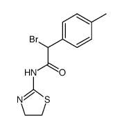 2-Bromo-N-(4,5-dihydro-thiazol-2-yl)-2-p-tolyl-acetamide结构式