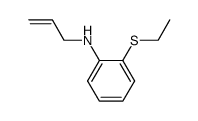 2-ethylthio-N-allylaniline Structure