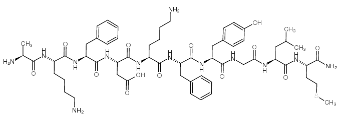 ALA-LYS-PHE-ASP-LYS-PHE-TYR-GLY-LEU-MET-NH2图片