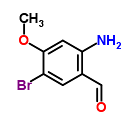 Benzaldehyde, 2-amino-5-bromo-4-methoxy- Structure