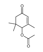 4-acetoxy-3,5,5-trimethyl-cyclohex-2-enone Structure