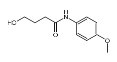 4-hydroxy-N-(4-methoxyphenyl)butanamide Structure