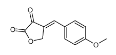 4-[(4-methoxyphenyl)methylidene]oxolane-2,3-dione结构式