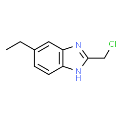 1H-Benzimidazole,2-(chloromethyl)-5-ethyl-(9CI)结构式