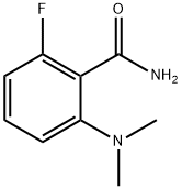 2-(二甲基氨基)-6-氟苯甲酰胺结构式