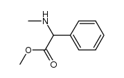 methyl α-(N-methylamino)phenylacetate Structure
