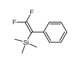 (2,2-difluoro-1-phenylvinyl)trimethylsilane结构式
