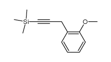 [3-(2-methoxyphenyl)-1-propynyl]trimethylsilane Structure