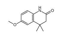 6-methoxy-4,4-dimethyl-3,4-dihydro-1H-quinolin-2-one Structure