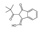 2-(2,2-dimethylpropanoyl)-3-hydroxyiminoinden-1-one结构式