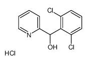 (2,6-dichlorophenyl)-pyridin-2-ylmethanol,hydrochloride Structure